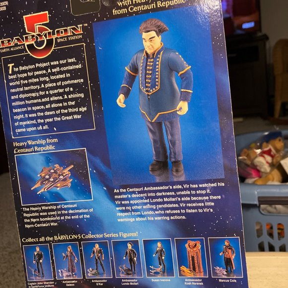 BABYLON 5 VIR COTTO HEAVY WARSHIP 1997 6 INCH Action Figure - Picture 7 of 12